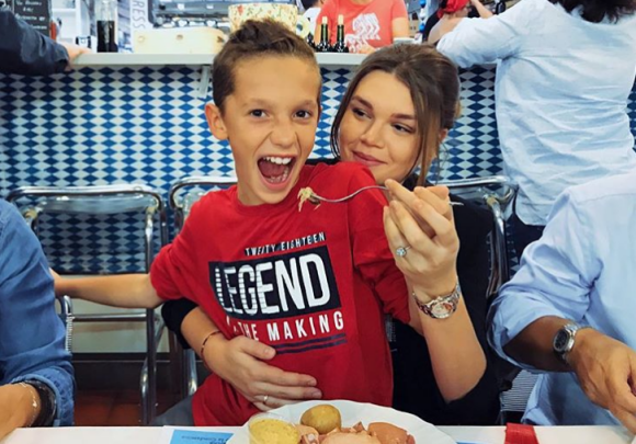 Camille Gottlieb et son demi-frère Maxime Gottlieb, fils de Jean-Raymond Gottlieb, photo Instagram, 19 octobre 2018.