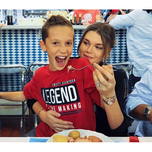 Camille Gottlieb et son demi-frère Maxime Gottlieb, fils de Jean-Raymond Gottlieb, photo Instagram, 19 octobre 2018.