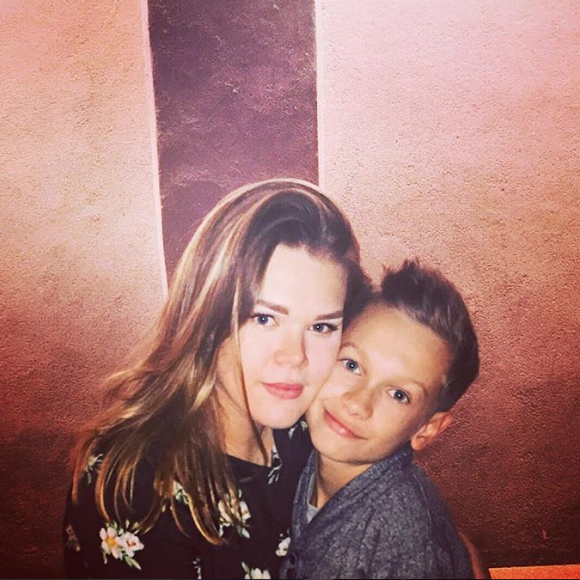 Camille Gottlieb et son demi-frère Thomas Gottlieb, fils de Jean-Raymond Gottlieb, photo Instagram 5 novembre 2017.