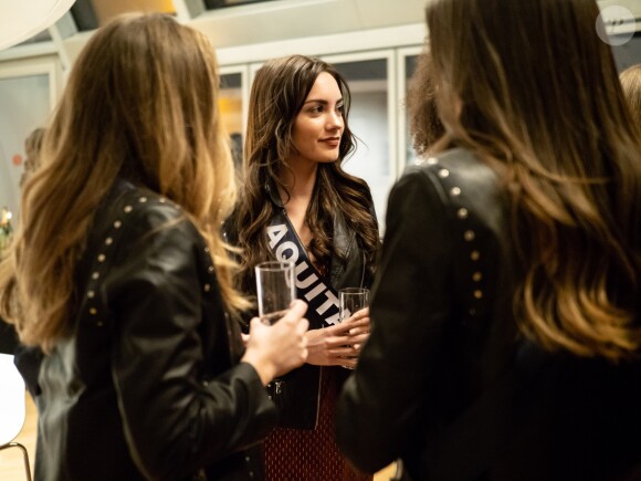 Miss Aquitaine - Soirée à la Maison de l'Alsace à Paris pour les 30 Miss régionales du concours Miss France 2019. Le 18 novembre 2019.