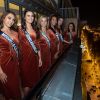 Soirée à la Maison de l'Alsace à Paris pour les 30 Miss régionales du concours Miss France 2019. Le 18 novembre 2019.