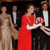 La princesse Caroline de Hanovre à son arrivée le 19 novembre 2018 au Grimaldi Forum pour la soirée de gala dans le cadre de la Fête Nationale monégasque 2018. © Bruno Bebert / PRM / Bestimage