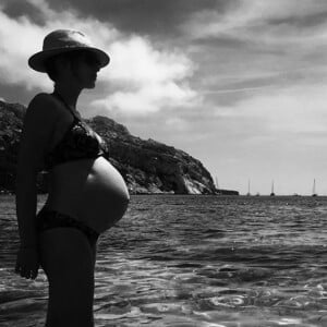 Elodie Varlet enceinte de Solal - 24 juin 2017