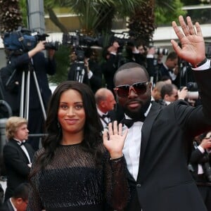 Maître Gims et sa femme DemDem - Montée des marches du film "The BFG" ("Le BGG Le Bon Gros Géant") lors du 69ème Festival International du Film de Cannes. Le 14 mai 2016. © Borde-Jacovides-Moreau/Bestimage