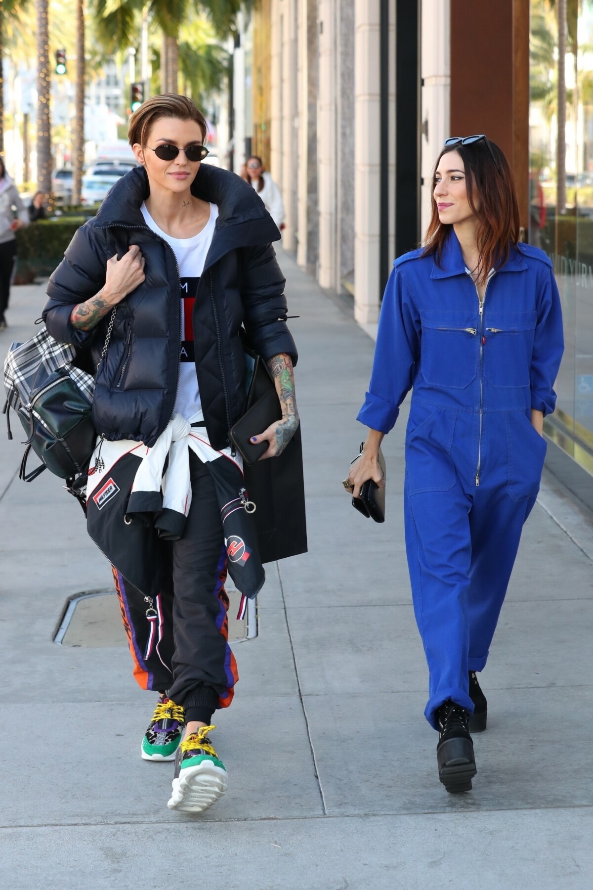 Photo Exclusif Ruby Rose Et Sa Compagne Jessica Origliasso Se Baladent Et Font Du Shopping