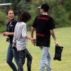 Exclusif - Ruby Rose et sa compagne Jessica Origliasso vont faire un tour en hélicoptère à Byron Bay le 3 décembre 2017