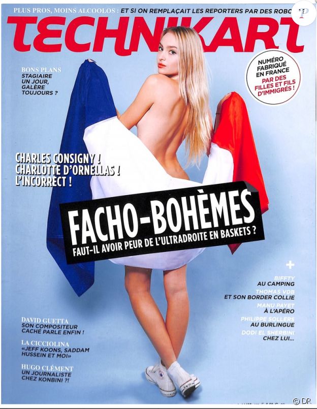 Aurélie Pons en Une du magazine "Technikart" du mois de novembre 2018.