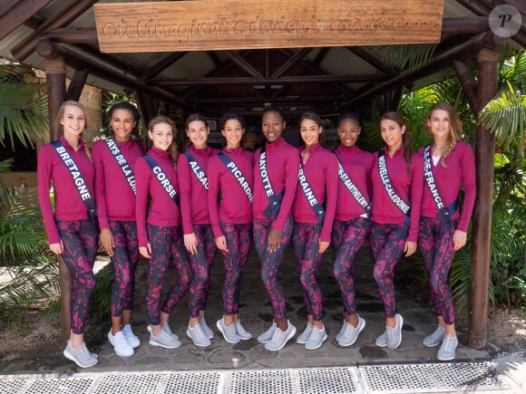 Les 30 Miss régionales ont débuté leurs activités à l'Île Maurice. Le 22 novembre 2018, c'était pont suspendu et tyrolienne ! Ici nos dix candidates.