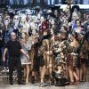 Domenico Dolce, Stefano Gabbana et leurs mannequins lors du défilé de mode prêt-à-porter automne-hiver 2017/2018 "Dolce & Gabbana" à Milan, Italy, le 26 février 2017.
