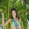 Miss Rhone-Alpes en maillot de bain lors du voyage Miss France 2019 à l'île Maurice, en novembre 2018.