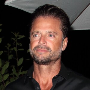 Exclusif - David Charvet se rend au restaurant Madeo à los Angeles le 26 octobre 2018.