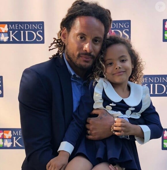 Jermaine Jones avec sa fille sur Facebbok le 11 mai 2018.