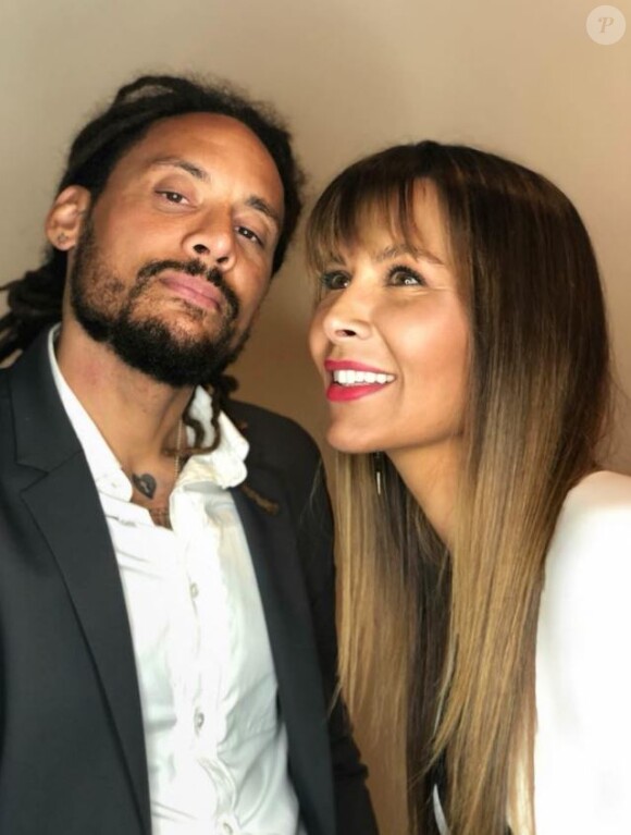 Jermaine Jones pose avec sa femme Sarah (photo postée le 2 mars 2018).