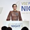 Rania de Jordanie lors de la VDZ Publishers Night à Berlin le 5 novembre 2018.