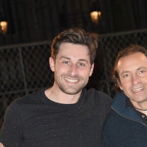 Exclusif - Brian Joubert et Philippe Candeloro - Soirée d'inauguration du marché de Noël au Jardin des Tuileries à Paris le 28 novembre 2018. © Coadic Guirec-Rachid Bellak/Bestimage