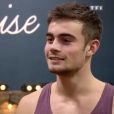 Iris Mittenaere et Clément Rémiens lors des répétitions de la finale de "Danse avec les stars 9" sur TF1.