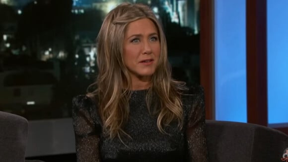 Jennifer Aniston dans l'émission de son ami Jimmy Kimmel le 5 décembre 2018