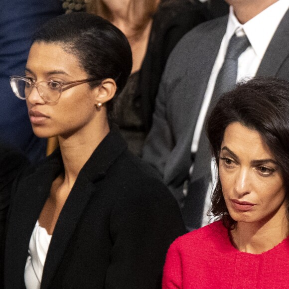 Amal Clooney assiste à la remise du Prix Nobel de la Paix à la mairie d'Oslo. Le 10 décembre 2018.