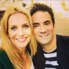 Sandrine Corman et Alex Goude, le 9 octobre 2018 lors de retrouvailles.