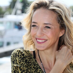 Hélène De Fougerolles pour la série télévisée "Balthazar" au photocall du troisième jour du festival international du film de La Rochelle, France, le 14 septembre 2018. © Patrick Bernard/Bestimage