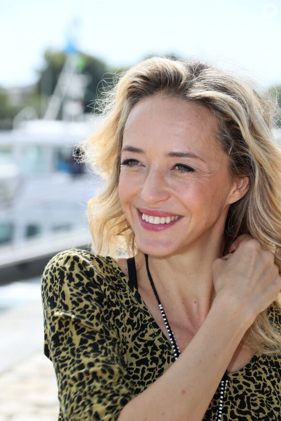 Hélène De Fougerolles pour la série télévisée "Balthazar" au photocall du troisième jour du festival international du film de La Rochelle, France, le 14 septembre 2018. © Patrick Bernard/Bestimage