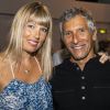 Exclusif - Nagui et sa femme Mélanie Page - Festival de Ramatuelle: Julien Clerc "La tournée des cinquante ans" à Ramatuelle, France, le 8 août 2018. © Cyril Bruneau/Festival de Ramatuelle/Bestimage