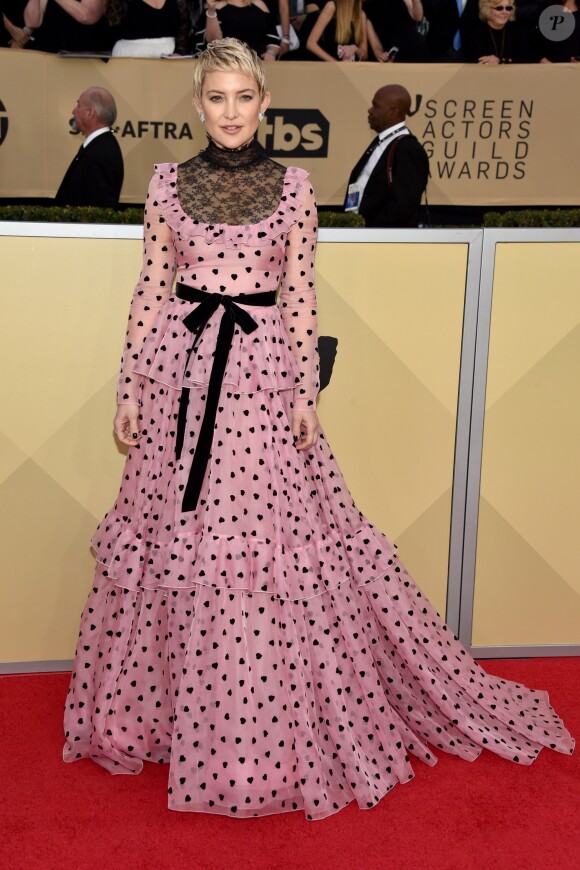 Kate Hudson aux 24e Screen Actors Guild Awards à Los Angeles. Le 21 janvier 2018.
