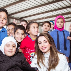 Queen Rania during a visit to Wadi Al Naqa village, Al Balqa Photo: Royal Hashemite Court/ Albert Nieboer / Netherlands OUT / Point de Vue OUT17/12/2018 - Al Balqa