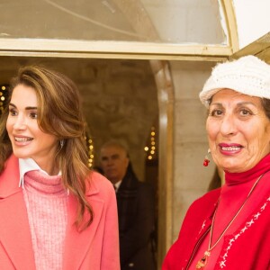Queen Rania joins the residents of Fuheis for Christmas tree-lighting ceremony Amman Photo: Royal Hashemite Court/ Albert Nieboer / Netherlands OUT / Point de Vue OUT16/12/2018 - Amman