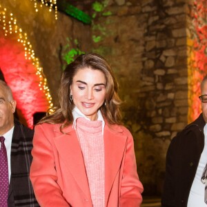 Queen Rania joins the residents of Fuheis for Christmas tree-lighting ceremony Amman Photo: Royal Hashemite Court/ Albert Nieboer / Netherlands OUT / Point de Vue OUT16/12/2018 - Amman