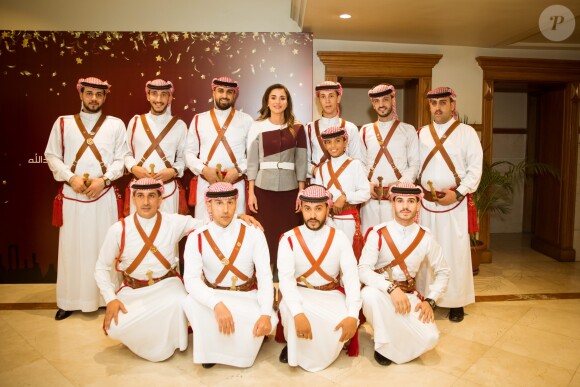 Queen Rania at the Queen Rania Award for Excellence in Education (QRAEE) ceremony at the Royal Cultural Palace in Amman, on December 12, 2018, Photo: Royal Hashemite Court / Albert Nieboer / Netherlands OUT / Point de Vue OUT12/12/2018 - Amman