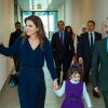 Queen Rania during a visit to the Queen Rania Teacher Academy in Amman, on December 2, 2018, where she met with the second graduating cohort Photo: Royal Hashemite Court/ Albert Nieboer / Netherlands OUT / Point de Vue OUT02/12/2018 - Amman
