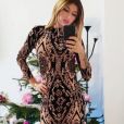 Sarah Lopez en robe sexy sur Instagram, 16 décembre 2018