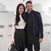 Sidonie Biémont et Adil Rami - Photocall du défilé Flamenco à l'hôtel Alfonso XIII à Madrid, mars 2017.