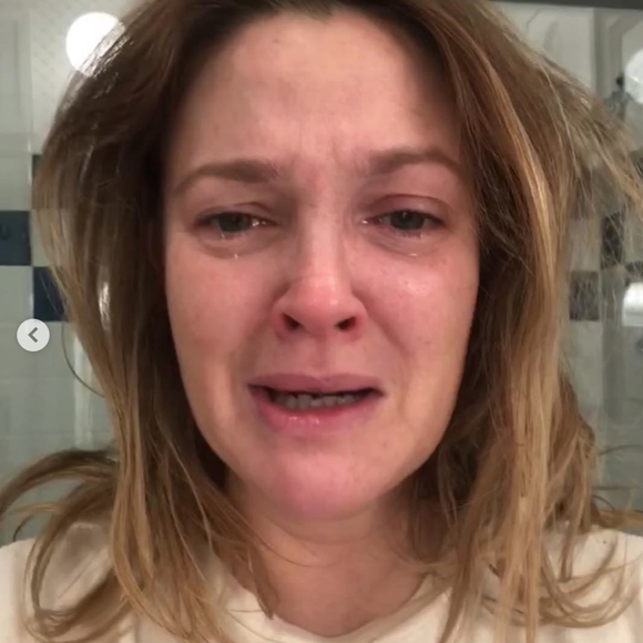 Drew Barrymore. Décembre 2018.