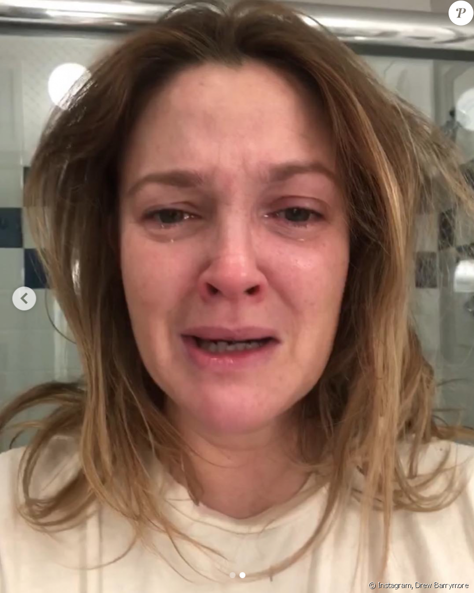 Drew Barrymore se filme en larmes : "Certains jours sont ...