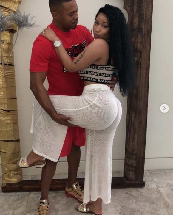 Nicki Minaj et son petit ami Kenneth Petty. Décembre 2018.