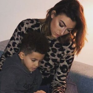 Rachel Legrain-Trapani avec son fils Gianni. Photo postée sur Instagram le 2 décembre 2018.
