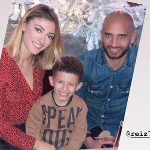 Rachel Legrain-Trapani a retrouvé son ex-mari Aurélie Capoue pour les 5 ans de leur fils Gianni. Instagram, le 23 décembre 2018.