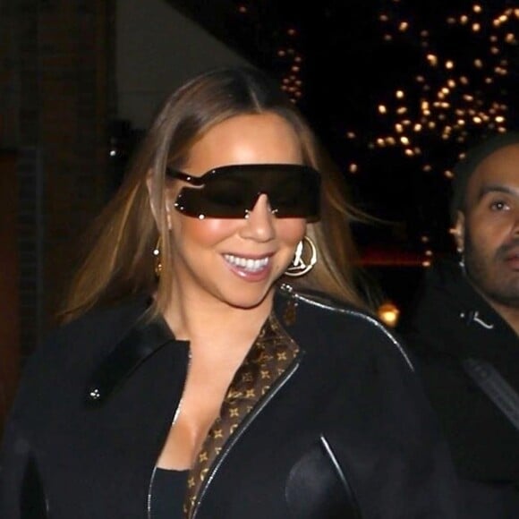 Mariah Carey fait du shopping au magasin Louis Vuitton à Aspen. Le 21 décembre 2018.