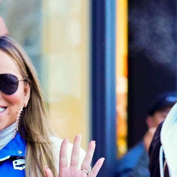Mariah Carey et Bryan Tanaka font du shopping à Aspen. Le 22 décembre 2018.