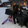Mariah Carey et ses enfants Moroccan et Monroe à Aspen. Décembre 2018.
