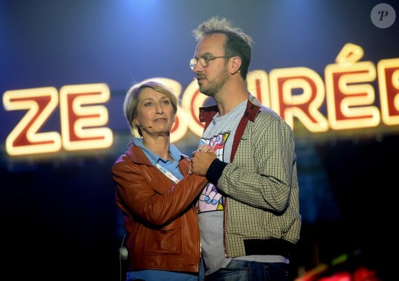 Exclusif - Elisabeth Buffet et Jarry - "Ze soirée" est la grande fête de l'humour, la Compagnie du Café-Théâtre fêtant ses 20 ans sur la scène du Zénith de Nantes, le 16 octobre 2018.