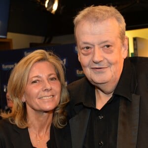 Exclusif - Claire Chazal et Guy Carlier - People au 60ème anniversaire de la radio Europe 1 à Paris le 4 février 2015.