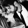 Miley Cyrus publie des photos de son mariage avec Liam Hemsworth sur Instagram le 26 décembre 2018.