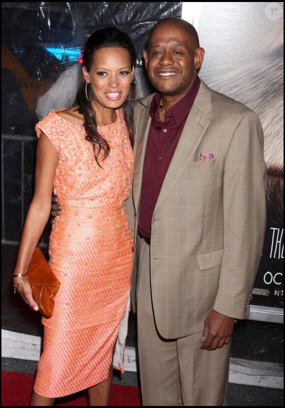 Forest Whitaker et sa femme à New York en 2009.