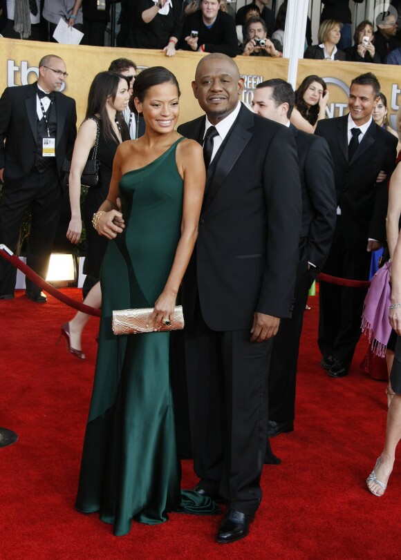 Forest Whitaker et sa femme aux Screen Actors Guild Awards de Los Angeles en 2009.