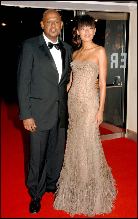 Forest Whitaker et sa femme à Londres en 2006.
