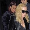 Exclusif - Madonna quitte le restaurant Casa Cruz à Londres le 29 novembre 2018.