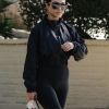 Exclusif - Kourtney Kardashian rend visite à des amis à Los Angeles, le 27 décembre 2018.